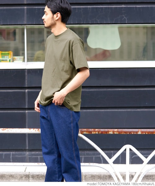 coca（coca）（コカ）の「シルキータッチメンズクルーネックTシャツ（Tシャツ/カットソー・メンズ・カーキ/ネイビー/ホワイト/ブラック・S/M/L/XL）」の14枚目の写真