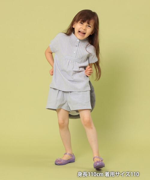 coen(コーエン)の「【coen キッズ/ジュニア】ヨウリュウセットアップ(つなぎ/オールインワン・キッズ・グレー/ピンク・150/110/130)」の10枚目の写真