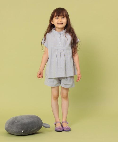 coen(コーエン)の「【coen キッズ/ジュニア】ヨウリュウセットアップ(つなぎ/オールインワン・キッズ・グレー/ピンク・150/110/130)」の3枚目の写真