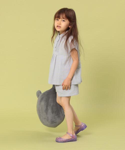 coen(コーエン)の「【coen キッズ/ジュニア】ヨウリュウセットアップ(つなぎ/オールインワン・キッズ・グレー/ピンク・150/110/130)」の6枚目の写真