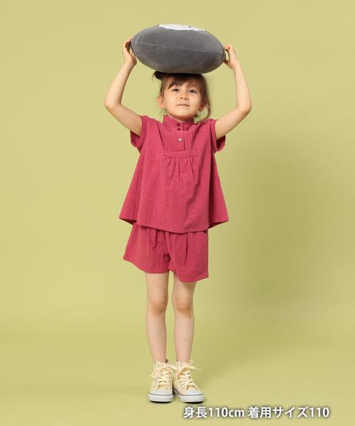 coen(コーエン)の「【coen キッズ/ジュニア】ヨウリュウセットアップ(つなぎ/オールインワン・キッズ・グレー/ピンク・150/110/130)」の13枚目の写真