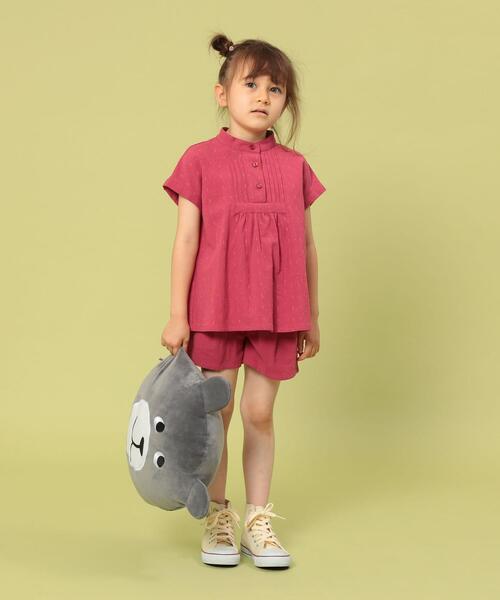 coen(コーエン)の「【coen キッズ/ジュニア】ヨウリュウセットアップ(つなぎ/オールインワン・キッズ・グレー/ピンク・150/110/130)」の5枚目の写真