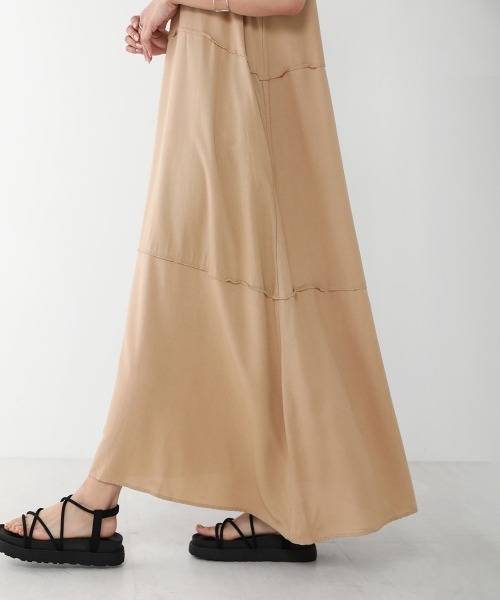 Bou Jeloud（ブージュルード）の「切り替えテントワンピース（ワンピース・レディース・ブラック/ベージュ/ブルー・38/TL）」の7枚目の写真