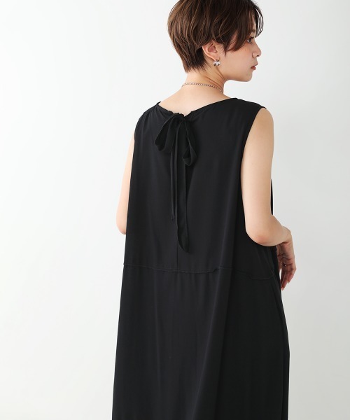 Bou Jeloud（ブージュルード）の「切り替えテントワンピース（ワンピース・レディース・ブラック/ベージュ/ブルー・38/TL）」の11枚目の写真