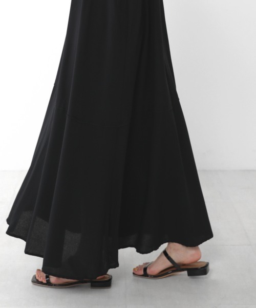 Bou Jeloud（ブージュルード）の「切り替えテントワンピース（ワンピース・レディース・ブラック/ベージュ/ブルー・38/TL）」の12枚目の写真