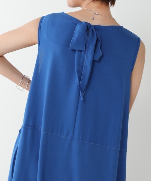 Bou Jeloud（ブージュルード）の「切り替えテントワンピース（ワンピース・レディース・ブラック/ベージュ/ブルー・38/TL）」の19枚目の写真