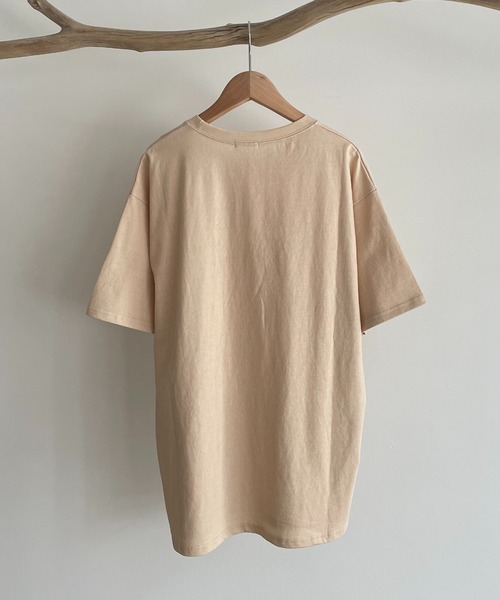 CANAL JEAN(キャナルジーン)の「via j(ヴィアジェイ) "Eighty Four"半袖Tシャツ(Tシャツ/カットソー・レディース・ベージュ/グリーン/ラベンダー・ONE SIZE)」の14枚目の写真