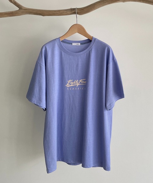 CANAL JEAN(キャナルジーン)の「via j(ヴィアジェイ) "Eighty Four"半袖Tシャツ(Tシャツ/カットソー・レディース・ベージュ/グリーン/ラベンダー・ONE SIZE)」の16枚目の写真