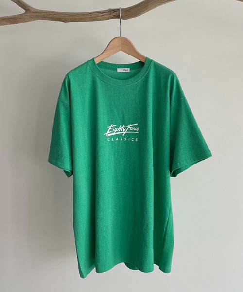 CANAL JEAN(キャナルジーン)の「via j(ヴィアジェイ) "Eighty Four"半袖Tシャツ(Tシャツ/カットソー・レディース・ベージュ/グリーン/ラベンダー・ONE SIZE)」の15枚目の写真