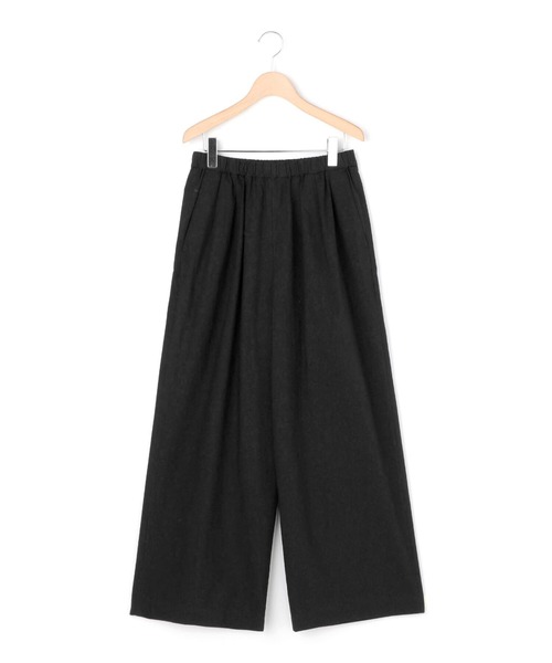 Fantastic Days(ファンタスティックデイズ)の「◇【FANTASTICDAYS】タイプライターワイドパンツ WOMEN(その他パンツ・レディース・ベージュ/ブラック・38/36)」の1枚目の写真