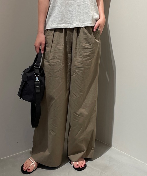 Fantastic Days(ファンタスティックデイズ)の「◇【FANTASTICDAYS】タイプライターワイドパンツ WOMEN(その他パンツ・レディース・ベージュ/ブラック・38/36)」の7枚目の写真