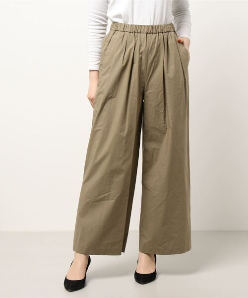 Fantastic Days(ファンタスティックデイズ)の「◇【FANTASTICDAYS】タイプライターワイドパンツ WOMEN(その他パンツ・レディース・ベージュ/ブラック・38/36)」の8枚目の写真