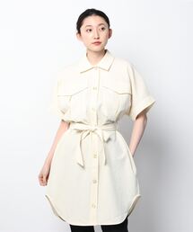 Uncut Bound | crinkle polyester ｼｬﾂ(シャツ/ブラウス)