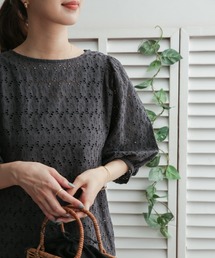 URBAN RESEARCH DOORS | カット刺繍バルーンスリーブブラウス(シャツ/ブラウス)