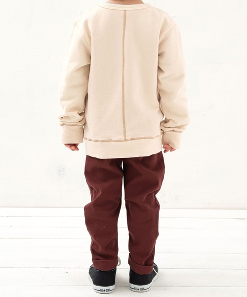 DILASH(ディラッシュ)の「スーパーストレッチヘリンボンパンツ(チノパンツ・キッズ・エンジ/ベージュ/ネイビー/チャコール・110/120/80/100/90/150/140/130)」の19枚目の写真