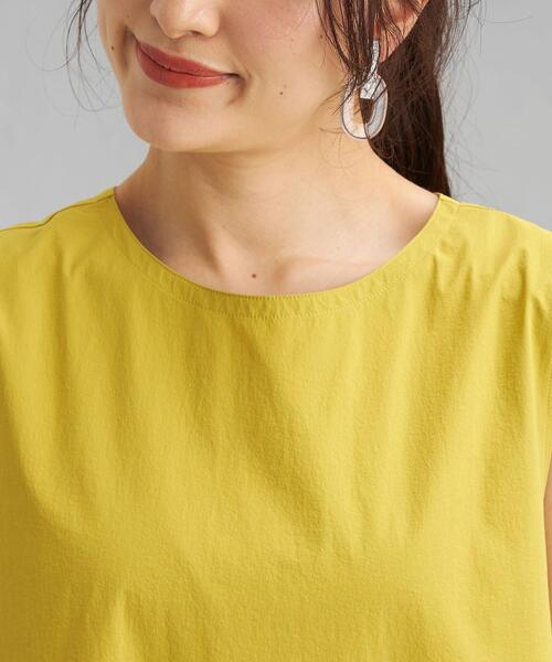 green label relaxing（グリーンレーベルリラクシング）の「ハッスイ UV Aライン ワンピース －撥水－－UVカット－（ワンピース・レディース・ネイビー/オリーブ/イエロー・FREE）」の13枚目の写真