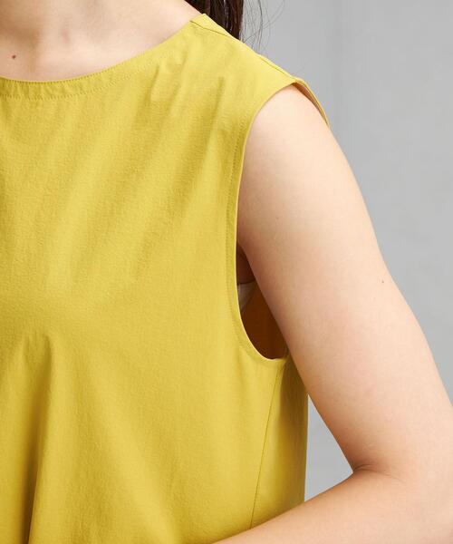 green label relaxing（グリーンレーベルリラクシング）の「ハッスイ UV Aライン ワンピース －撥水－－UVカット－（ワンピース・レディース・ネイビー/オリーブ/イエロー・FREE）」の6枚目の写真