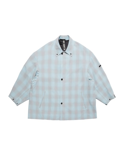 N.HOOLYWOOD(N.ハリウッド)の「BALMACAAN COAT(ステンカラーコート・メンズ・ブルー系その他/ブラック系その他・36/38/40)」の2枚目の写真