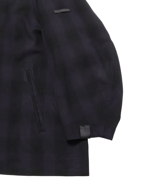 N.HOOLYWOOD(N.ハリウッド)の「BALMACAAN COAT(ステンカラーコート・メンズ・ブルー系その他/ブラック系その他・36/38/40)」の4枚目の写真