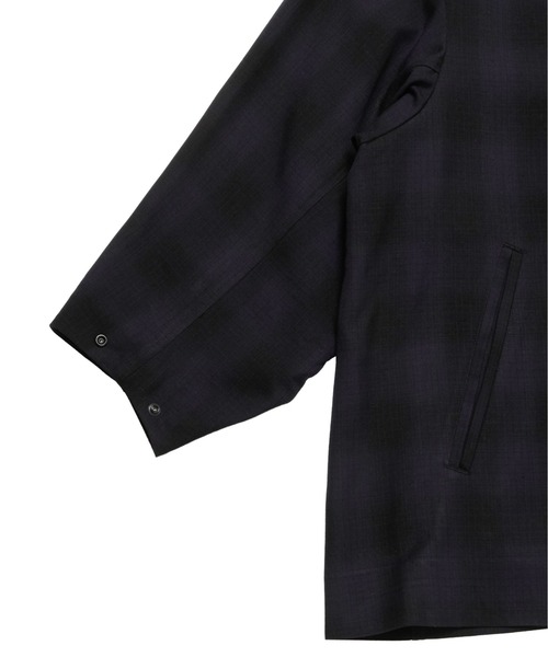 N.HOOLYWOOD(N.ハリウッド)の「BALMACAAN COAT(ステンカラーコート・メンズ・ブルー系その他/ブラック系その他・36/38/40)」の5枚目の写真