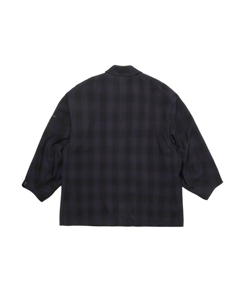 N.HOOLYWOOD(N.ハリウッド)の「BALMACAAN COAT(ステンカラーコート・メンズ・ブルー系その他/ブラック系その他・36/38/40)」の6枚目の写真