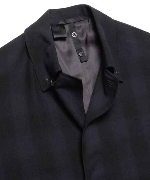 N.HOOLYWOOD(N.ハリウッド)の「BALMACAAN COAT(ステンカラーコート・メンズ・ブルー系その他/ブラック系その他・36/38/40)」の3枚目の写真