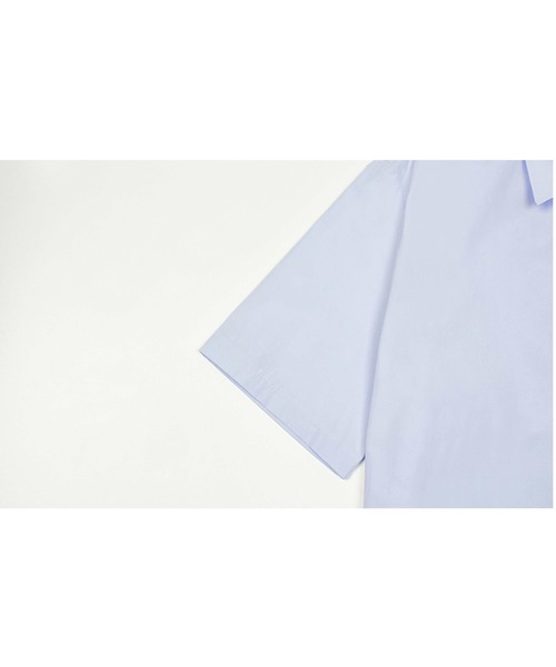 LUVISTRUE(ラヴイズトゥルー)の「『LUV IS TRUE/ラブ イズ トゥルー』SHORT SHIRT/ワンポイント半袖シャツ(シャツ/ブラウス・レディース・ホワイト/ライトブルー・FREE)」の16枚目の写真