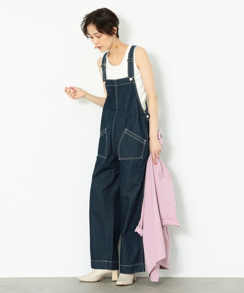 Lee（リー）の「Lee/リー ワークステッチ　サロペット（サロペット/オーバーオール・レディース・ブラック/ブラウン/オレンジ系その他/ワンウォッシュ・SMALL/MEDIUM/X-SMALL）」の6枚目の写真