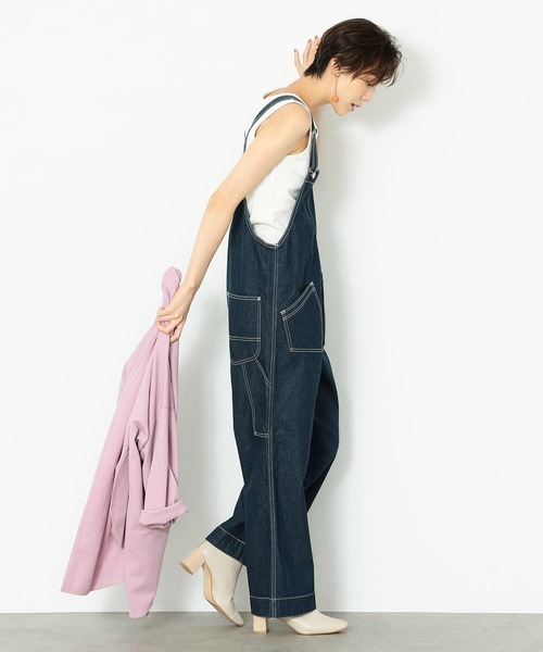 Lee（リー）の「Lee/リー ワークステッチ　サロペット（サロペット/オーバーオール・レディース・ブラック/ブラウン/オレンジ系その他/ワンウォッシュ・SMALL/MEDIUM/X-SMALL）」の8枚目の写真