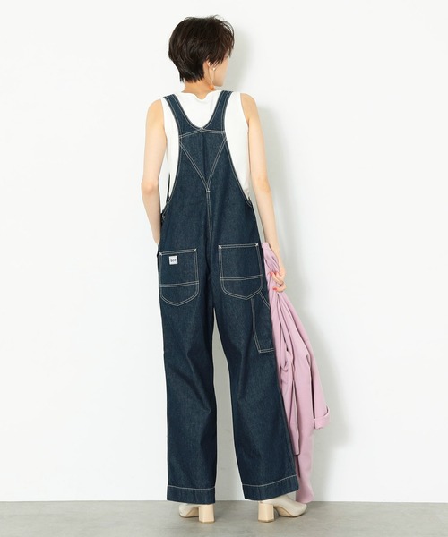Lee（リー）の「Lee/リー ワークステッチ　サロペット（サロペット/オーバーオール・レディース・ブラック/ブラウン/オレンジ系その他/ワンウォッシュ・SMALL/MEDIUM/X-SMALL）」の9枚目の写真