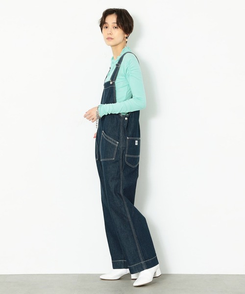 Lee（リー）の「Lee/リー ワークステッチ　サロペット（サロペット/オーバーオール・レディース・ブラック/ブラウン/オレンジ系その他/ワンウォッシュ・SMALL/MEDIUM/X-SMALL）」の16枚目の写真