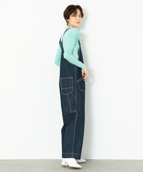 Lee（リー）の「Lee/リー ワークステッチ　サロペット（サロペット/オーバーオール・レディース・ブラック/ブラウン/オレンジ系その他/ワンウォッシュ・SMALL/MEDIUM/X-SMALL）」の17枚目の写真