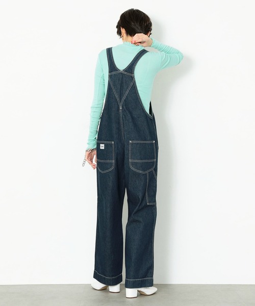 Lee（リー）の「Lee/リー ワークステッチ　サロペット（サロペット/オーバーオール・レディース・ブラック/ブラウン/オレンジ系その他/ワンウォッシュ・SMALL/MEDIUM/X-SMALL）」の19枚目の写真