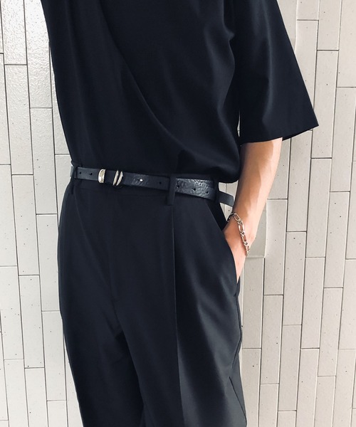 Editors Draw（エディターズドロー）の「イタリーレザーベルト【 N j e / ニージェ】（ベルト・メンズ・A/B/C/D・ONE SIZE）」の12枚目の写真