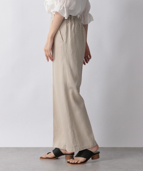 LOWRYS FARM（ローリーズファーム）の「アサコンピンタックパンツ　958355（その他パンツ・レディース・アイボリー/ブラウン/グリーン・FREE）」の11枚目の写真