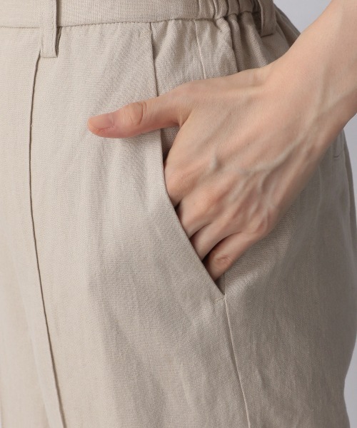 LOWRYS FARM（ローリーズファーム）の「アサコンピンタックパンツ　958355（その他パンツ・レディース・アイボリー/ブラウン/グリーン・FREE）」の6枚目の写真