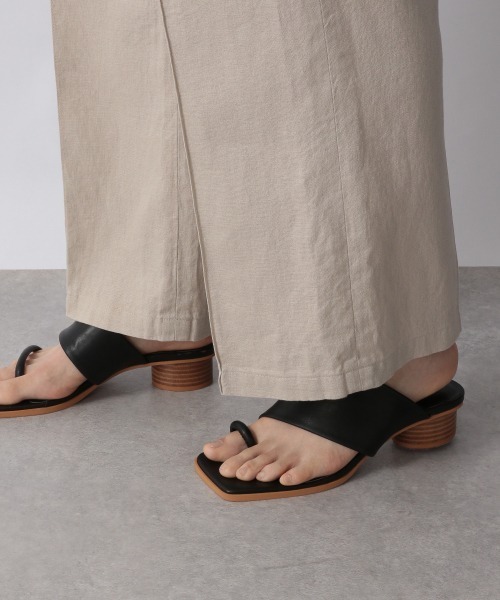 LOWRYS FARM（ローリーズファーム）の「アサコンピンタックパンツ　958355（その他パンツ・レディース・アイボリー/ブラウン/グリーン・FREE）」の7枚目の写真