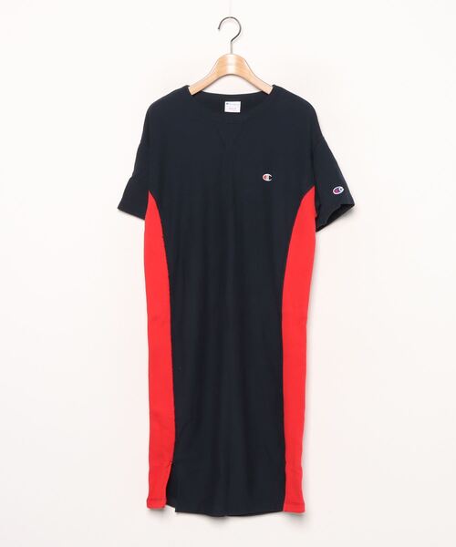 ブランド古着 ワンポイント半袖ワンピース ワンピース Champion チャンピオン のファッション通販 Zozoused