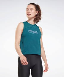 Reebok - リーボック ヘザーブラウン タンクトップ Reebok（リーボック）の「Heather Brownロングブラ（タンク