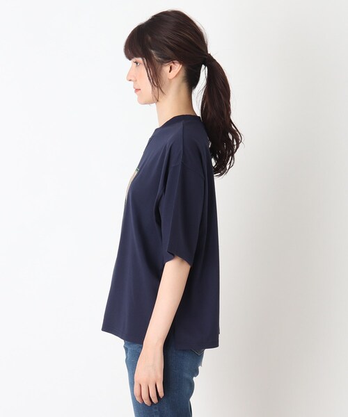 Cutie Blonde(キューティーブロンド)の「◆【S-L】チェックアップリケプルオーバー(Tシャツ/カットソー・レディース・ボルドー/ダークグリーン/ベージュ/ネイビー・02/03/01)」の16枚目の写真