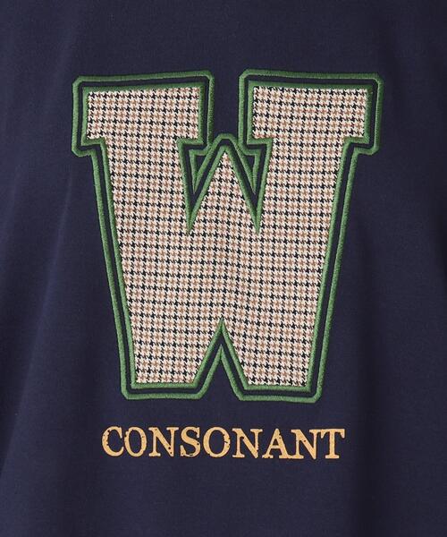 Cutie Blonde(キューティーブロンド)の「◆【S-L】チェックアップリケプルオーバー(Tシャツ/カットソー・レディース・ボルドー/ダークグリーン/ベージュ/ネイビー・02/03/01)」の5枚目の写真