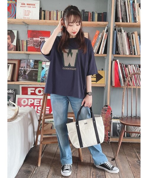 Cutie Blonde(キューティーブロンド)の「◆【S-L】チェックアップリケプルオーバー(Tシャツ/カットソー・レディース・ボルドー/ダークグリーン/ベージュ/ネイビー・02/03/01)」の19枚目の写真