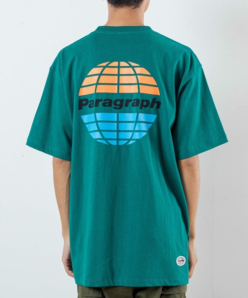 Paragraph(パラグラフ)の「WEGO/ParagraphバックロゴビッグTシャツ(Tシャツ/カットソー・メンズ・グリーン/ホワイト/オートミール/ブラック・FREE)」の9枚目の写真