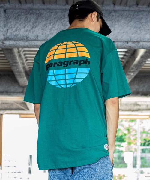 Paragraph(パラグラフ)の「WEGO/ParagraphバックロゴビッグTシャツ(Tシャツ/カットソー・メンズ・グリーン/ホワイト/オートミール/ブラック・FREE)」の22枚目の写真