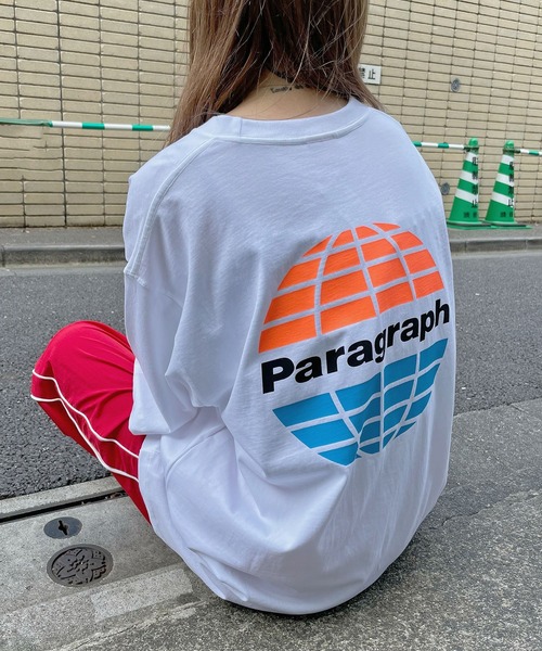 Paragraph(パラグラフ)の「WEGO/ParagraphバックロゴビッグTシャツ(Tシャツ/カットソー・メンズ・グリーン/ホワイト/オートミール/ブラック・FREE)」の19枚目の写真