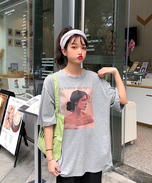 Bifrost(ビフレスト)の「フォトプリントTシャツ(Tシャツ/カットソー・レディース・ホワイト/ピンク/ブルー・XL/L/M)」の8枚目の写真