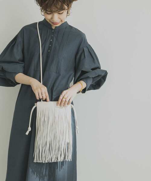 ADD CULUMN（アドカラム）の「ADD CULUMN　SILKY（ショルダーバッグ・レディース・ブラック/ピンク/アイボリー・-）」の11枚目の写真