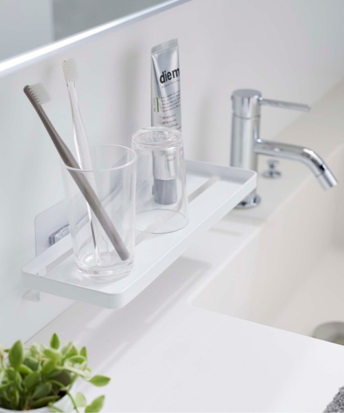 TIMELESS COMFORT(タイムレスコンフォート)の「tower(タワー)フィルムフック サニタリーラック(バス/トイレグッズ・レディース・ホワイト/ブラック・ONE SIZE)」の16枚目の写真