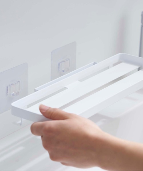 TIMELESS COMFORT(タイムレスコンフォート)の「tower(タワー)フィルムフック サニタリーラック(バス/トイレグッズ・レディース・ホワイト/ブラック・ONE SIZE)」の6枚目の写真