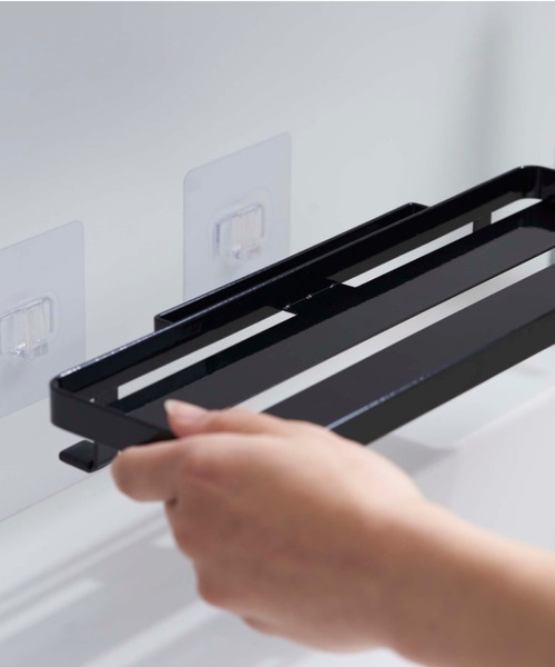 TIMELESS COMFORT(タイムレスコンフォート)の「tower(タワー)フィルムフック サニタリーラック(バス/トイレグッズ・レディース・ホワイト/ブラック・ONE SIZE)」の11枚目の写真